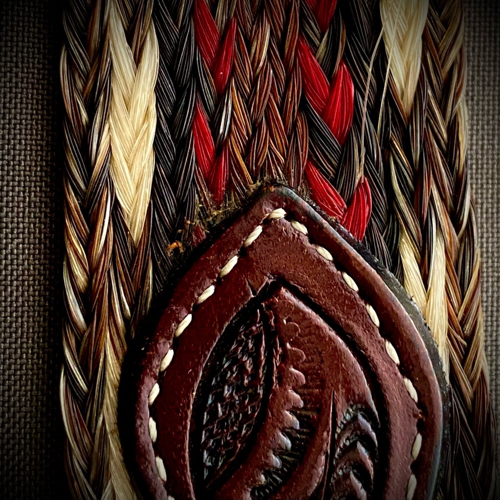 Tony Lama Genuine Horsehair Belt